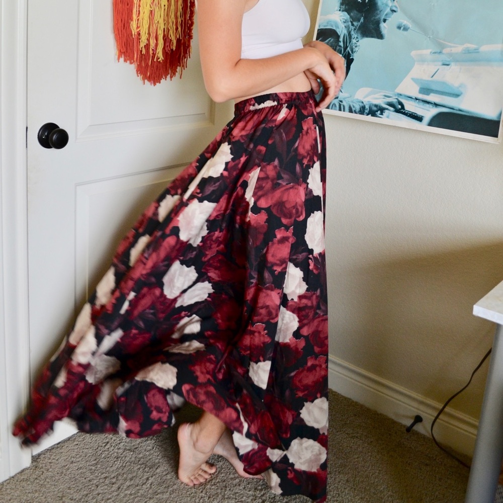 Floral Maxi Skirt